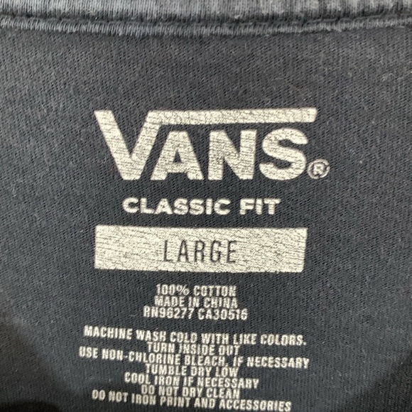 Vans Tie-dye Festival Screen Print Front/Back Short Sleeve 100% Cotton size L - Picture 3 of 11